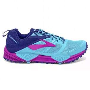 Cascadia 12 Azzurro Viola Scarpe Running Donna - 1