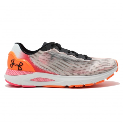 Under Armour Sonic 6 BRZ Uomo Nero Bianco Arancione Scarpe Running Uomo - 1