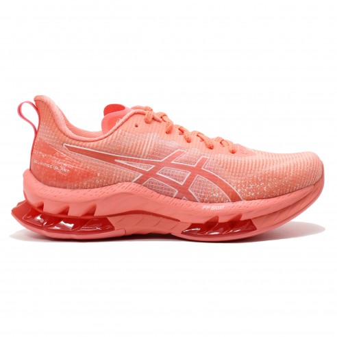 Scarpe Running da Strada Asics Kinsei Blast 2 Donna Bianco Rosa Stagione  Primavera/Estate 2023