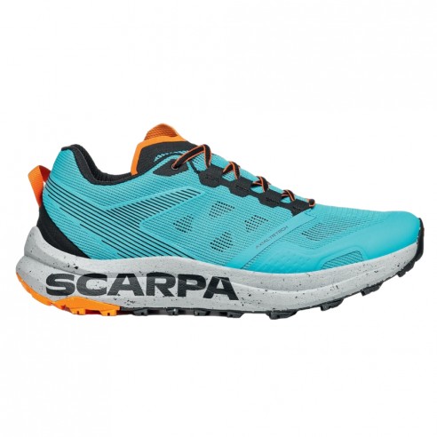 Scarpa Spin Planet Uomo Nero Turchese Scarpe Running Uomo - 1