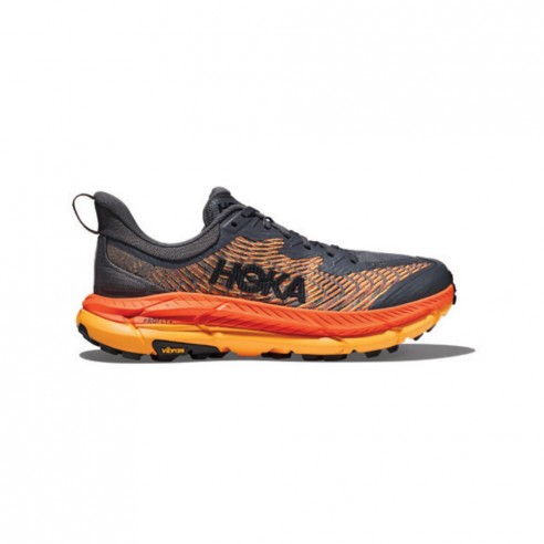 Hoka Mafate Speed 4 Uomo Grigio Arancione Scarpe Running Uomo - 1