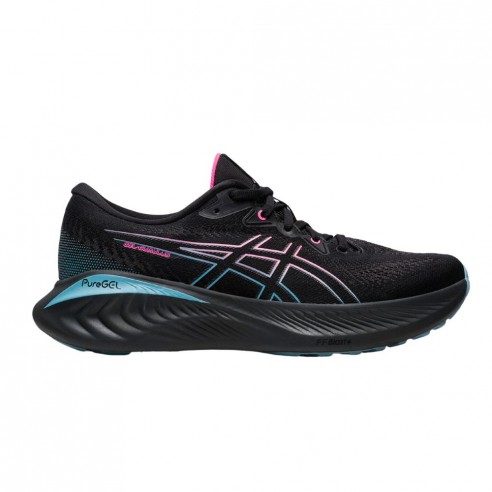 Scarpe Running da Strada Asics Cumulus 25 G-TX Donna Nero Rosa Stagione  Autunno/Inverno 2023