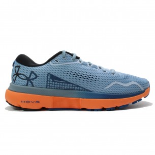 Under Armour Infinite 5 Uomo Azzurro Arancione Scarpe Running Uomo - 1